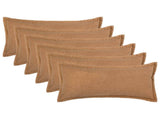 Cushion Cover 6 pcs HOUTEN Beige 40 x 80 cm Boucl 918218