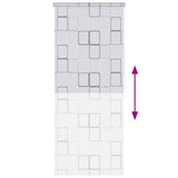 Shower Roller Blind 120x240 cm Square 142849