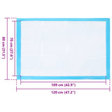 Non-woven Fabric Pet Training Pad 100 pcs 120 x 80 cm 42025297