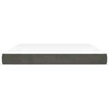 Pocket Spring Bed Mattress Medium Dark Grey 183x213x20 cm California King 347900