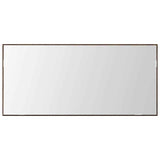 Mirror Brown oak 80 x 37 cm Glass and Engineered Wood 863305