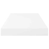 Floating Wall Shelves 4 pcs High Gloss White 50x23x3.8 cm MDF 323747