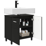 Bathroom Vanity Unit Black 60 x 35 x 60 cm Engineered Wood 889406