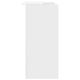Reception Desk White 100x50x103.5 cm Engineered Wood 3324160