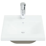 ZNTS Built-in Basin with Faucet 42x39x18 cm Ceramic White 148623