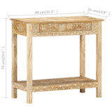Console Table 80x35x74 cm Solid Mango Wood 320379