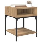 Bedside Table 2 pcs Artisan Oak 40 x 40 x 50 cm Engineered Wood 881815