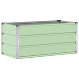 Planter Pastel Green 100 x 50 x 45 cm Galvanised Steel 42018254