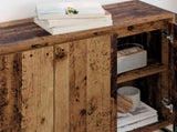 Side Cabinet Old Wood 96.5 x 30 x 75 cm Engineered Wood 886610