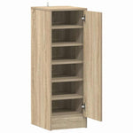 Shoe Cabinet Sonoma Oak 32x35x92 cm Engineered Wood 808975