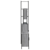 3 Piece Bathroom Furniture Set Grey Sonoma Engineered Wood 3214683