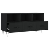 TV Cabinet Black 102x36x50 cm Engineered Wood 829029