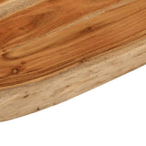 Bathroom Countertop 70x60x2.5 cm Rectangular Solid Wood Acacia 370259