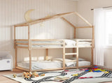 Bunk Bed without Mattress 90x190 cm Single Solid Wood Pine 3282047