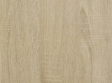 Highboard with Glass Doors Sonoma Oak 35x37x120 cm 836562