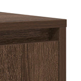 Sideboard Brown Oak 85x34x76 cm Engineered Wood 861631