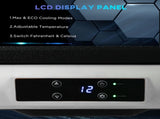 50L Car Refrigerator, Portable Compressor Car Fridge Freezer, Electric Cooler Box with 12/24V DC and T3398P349485