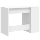 Desk White 102x50x75 cm Engineered Wood 840541