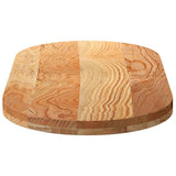 Table Top Light Brown 100x50x4 cm Solid Wood Oak Oval 4009074
