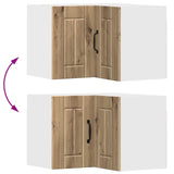 Wall Corner Cabinet LUCCA Artisan Oak 57 x 57 x 40 cm 884964