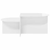 Coffee Table High Gloss White 100 x 50 x 40 cm Engineered Wood 8001050