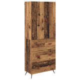 Highboard Old Wood 69.5 x 34 x 180 cm Engineered Wood 3415784