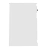 Desk with Drawer White 115x50x75 cm Engineered Wood 816472