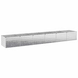 Raised Garden Bed Silver 480 x 80 x 55 cm galvanized 8006445