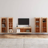 TV Cabinets 5 pcs Solid Wood Pine 3100209