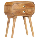 285851 Bedside Cabinet 43x30x58 cm Solid Mango Wood