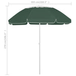 Beach Parasol Green 300 cm 314717