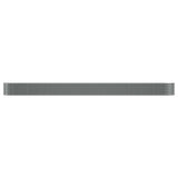 Garden Raised Bed Galvanised Steel 512x80x36 cm Grey 318939