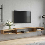 Wall-mounted TV Cabinet Wall-Mounted Artisan Oak 8006020