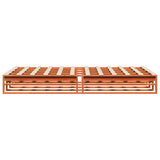 Bed Frame without Mattress Wax Brown 140x190 cm Solid Wood Pine 850871