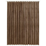 ZNTS Blackout Curtain with Hooks Velvet Beige 290x245 cm 134511