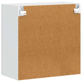 Kitchen Wall Cabinet with Glass Door Porto Concrete Grey 854151