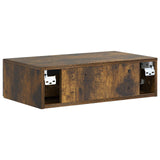 Wall-Mounted Side Table Smoked Oak 59 x 34.5 x 17 cm 897980