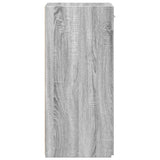 Sideboard Grey Sonoma 30x42.5x93 cm Engineered Wood 846276