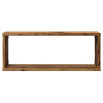ZNTS Wall Cube Shelves 6 pcs Old Wood 60x15x23 cm Engineered Wood 856588