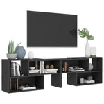 TV Cabinet Grey 149x30x52 cm Engineered Wood 808361