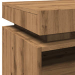 ZNTS Bedside Cabinets with LED Lights 2 pcs Artisan Oak 40x39x48.5 cm 857661