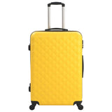 Hardcase Trolley Set 3 pcs Yellow ABS 91890