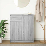Sideboard with Drawer Grey Sonoma 71x35x84 cm Engineered Wood 861594