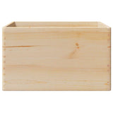 Wooden Box with Handles 40x30x23 cm Solid Wood Pine 4017394
