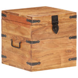 Chest 40x40x40 cm Solid Acacia Wood 289639