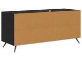 Sideboard Black Oak 100 x 36 x 60 cm Engineered Wood 882453