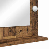 Vanity Mirror Rectangular Smoked Oak 70 x 50 x 18 cm 868337