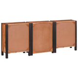 Sideboard 3 pcs Brown 55 x 30 x 75 cm Solid Acacia Wood 3321525