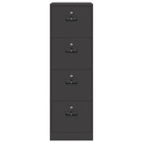 File Cabinet 2 pcs Black 44 x 50 x 139 cm Cold-Rolled Steel 3406154