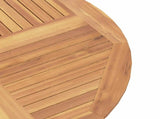 Garden Set 5 pcs Brown Solid Teak Wood 3437369